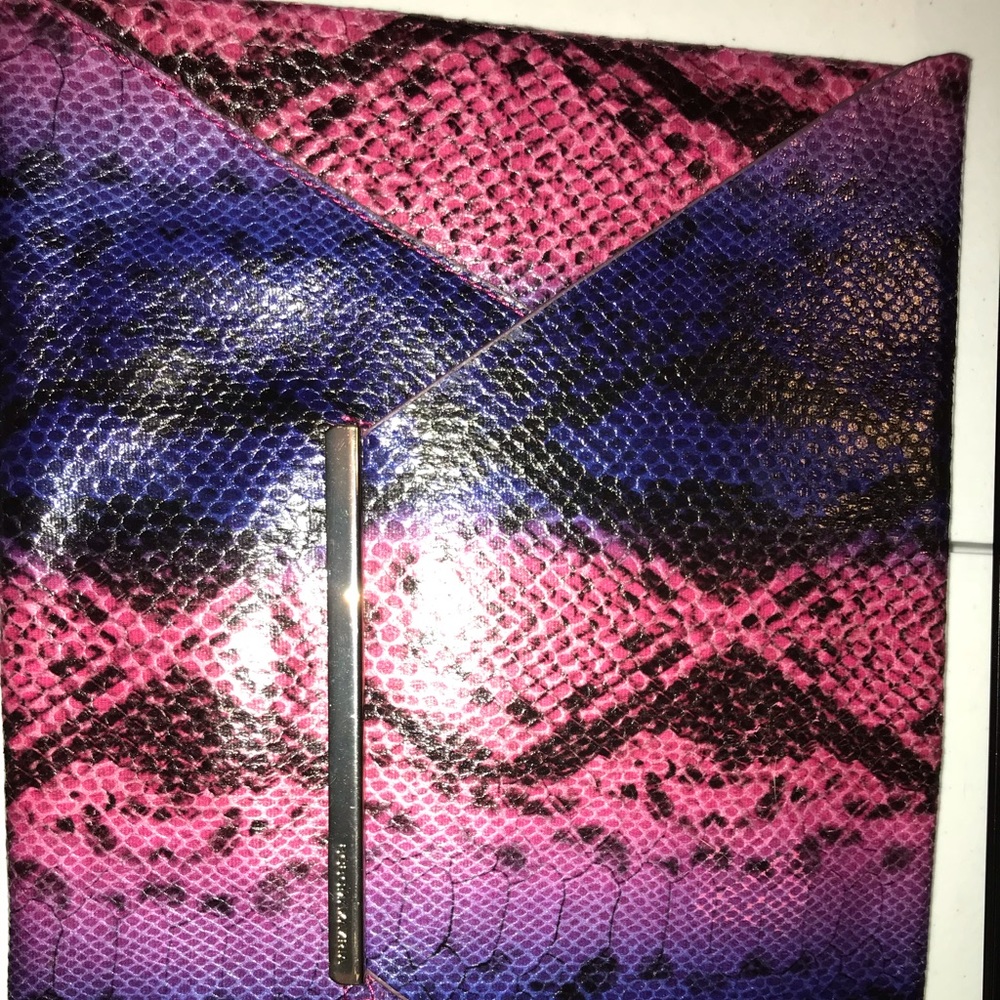 BCBG MAX AZRIA multi color envelope clutch